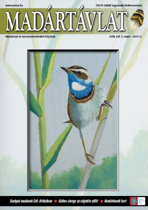 Az MME Madártávlat magazin 2011. évi nyári számának címlapja.