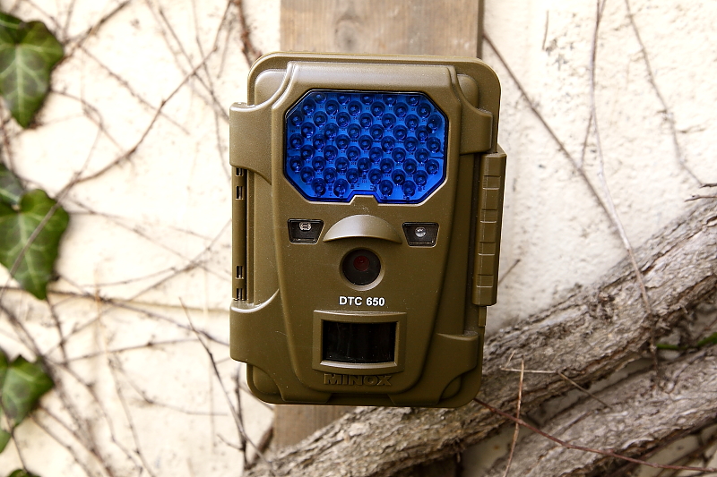 Minox DTC 650 típusú kameracsapda, más néven vadkamera (Fotó: Orbán Zoltán).