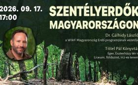 Dr. Gálhidy László előadása az Egri Természetvédelmi Klubban